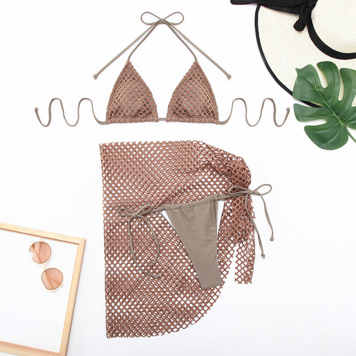 Damen Netzmuster Bikini-Set Echo Archiv