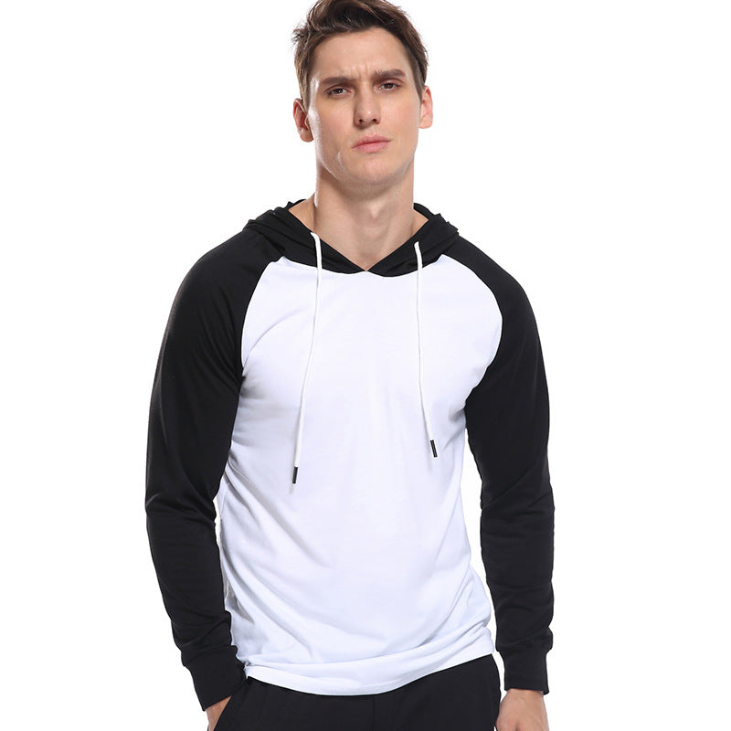 Herren Kapuzenpullover mit kontrastierenden Ärmeln Echoarchiv