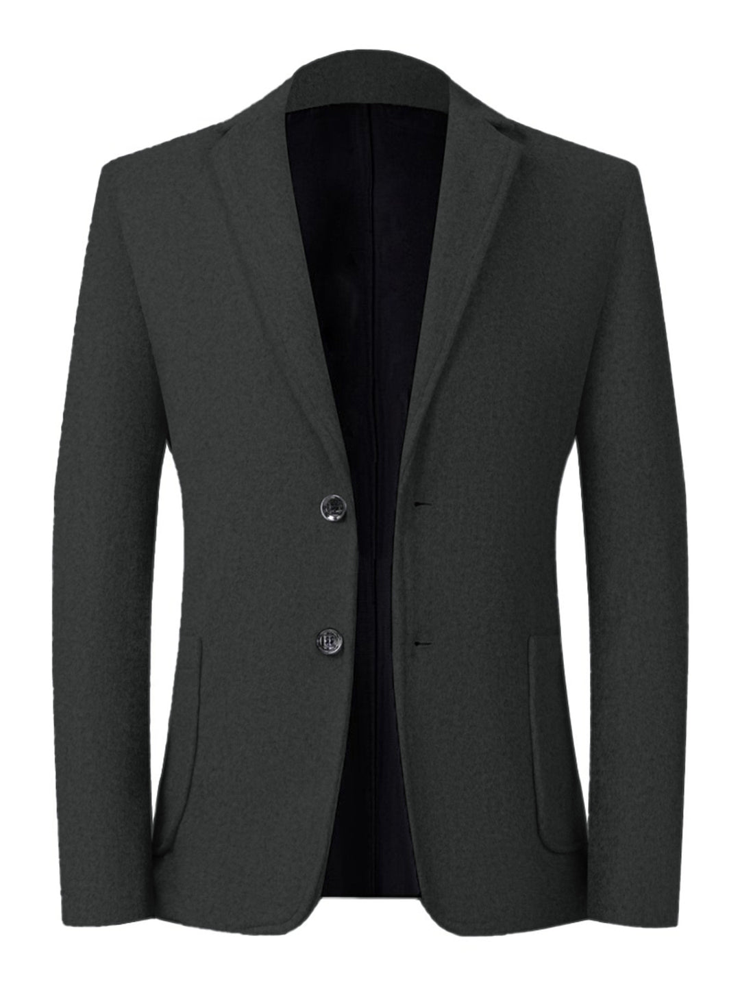 Herren eleganter, strukturierter Anzugblazer Echoarchiv