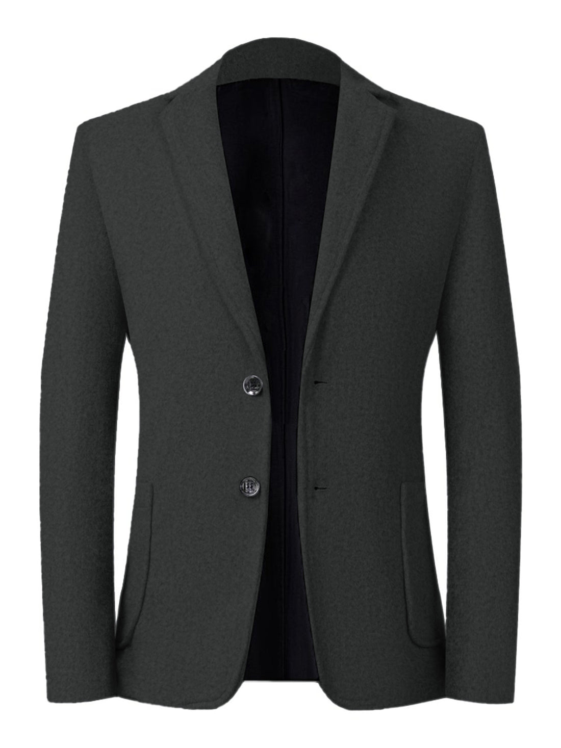 Herren eleganter, strukturierter Anzugblazer – Tianoro