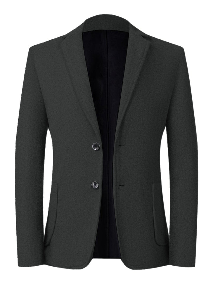 Herren eleganter, strukturierter Anzugblazer Echoarchiv