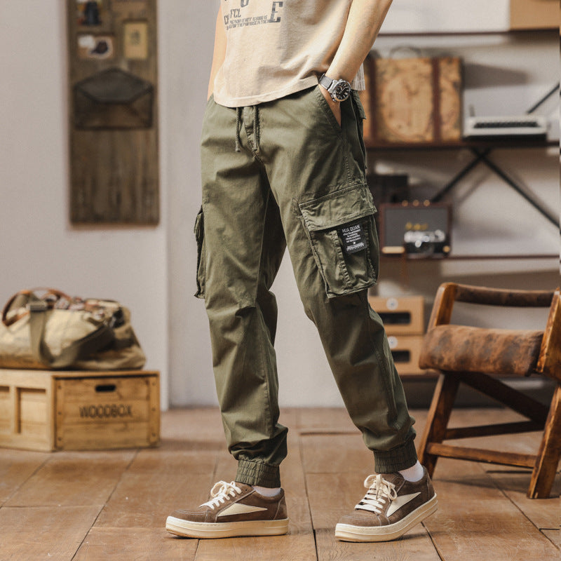 Herren Leichte Ripstop-Cargo-Jogger mit Komfortbund, Organizer‑Taschen und geripptem Knöchelabschluss Echo Archiv