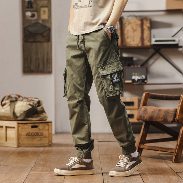 Herren Leichte Ripstop-Cargo-Jogger mit Komfortbund, Organizer‑Taschen und geripptem Knöchelabschluss Echo Archiv