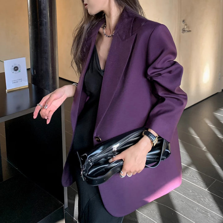 Damen Stilvoller Oversized Blazer Echoarchiv