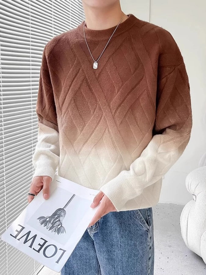 Herren Gemusterter Pullover Echoarchiv