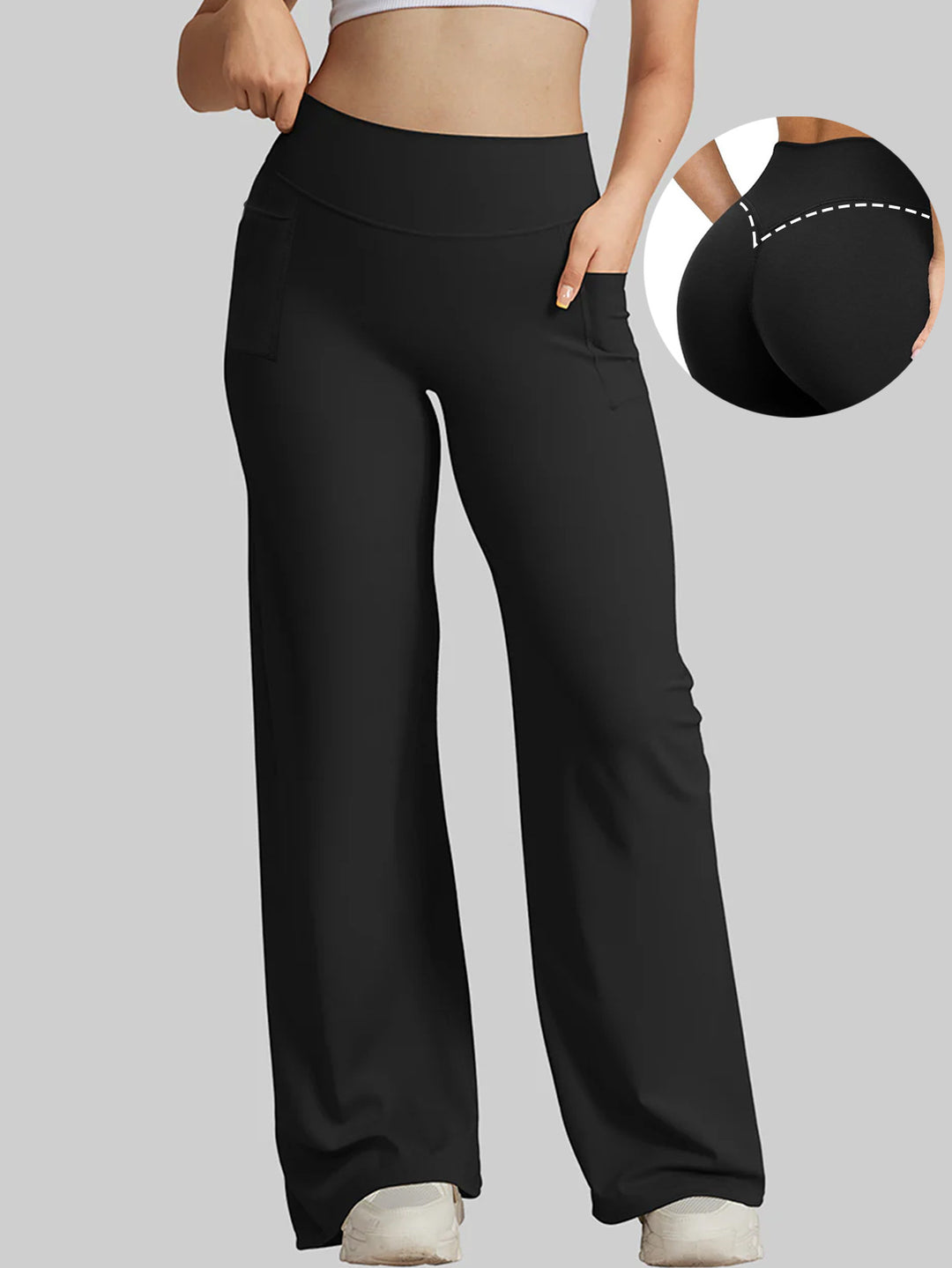 Damen Sportliche Hochbund-Leggings Echo Archiv