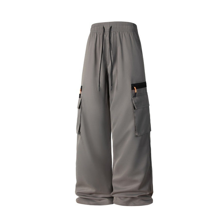 Herren Weite Cargo-Hose im Oversize-Schnitt mit elastischem Tunnelzugbund und Multifachtaschen Echo Archiv