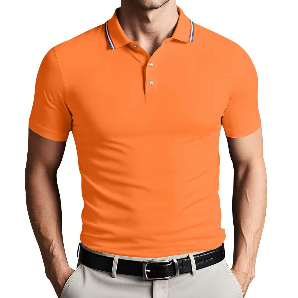 Herren Poloshirt mit farblich abgesetztem Kragen Echoarchiv