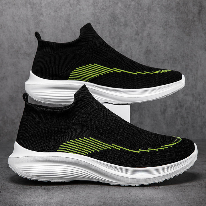 Herren nan sockenähnliche Strick-Sneaker mit nahtlosem Obermaterial und stoßdämpfender Sohle Echo Archiv