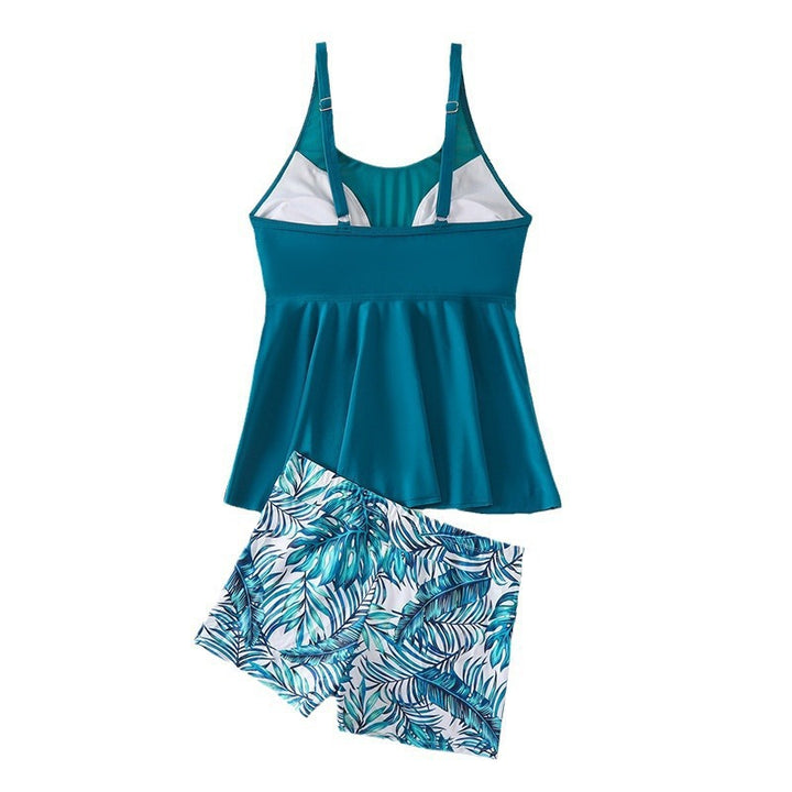Damen Bade-Set mit trendiger Rüschensilhouette und floralem Druck Echo Archiv