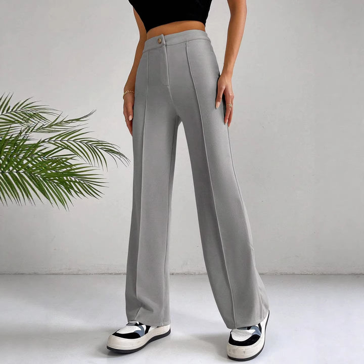 Damen Elegante und hoch geschnittene Stoffhose Echo Archiv