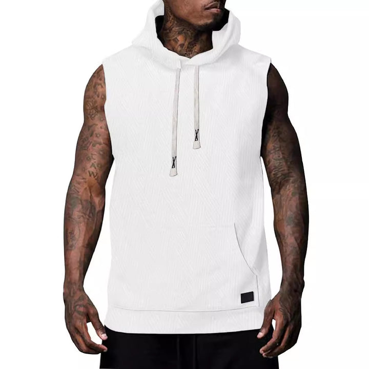 Herren ärmelloses Hoodie Echoarchiv