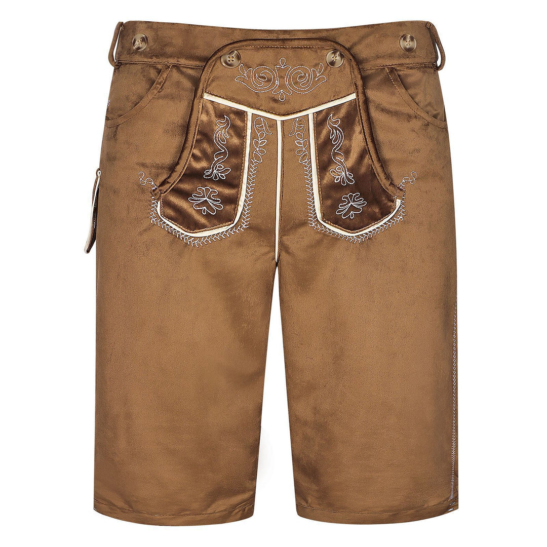 Herren nan kurze Trachtenhose mit besticktem Hosenlatz und Komfortbund Echo Archiv