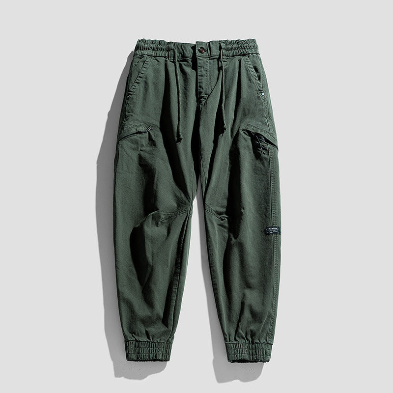 Herren Cargo-Jogginghose im Utility-Look mit elastischem Bund, Kniepaneelen und Klappentaschen Echo Archiv