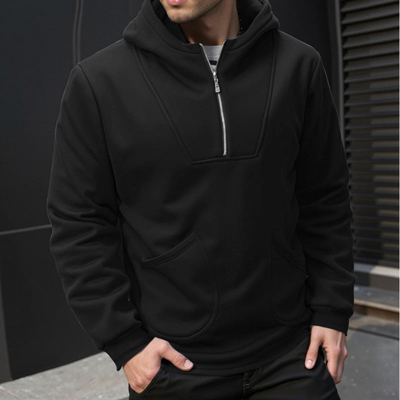 Herren Kapuzenpullover mit innovativem Design und praktischem Reißverschluss Echoarchiv