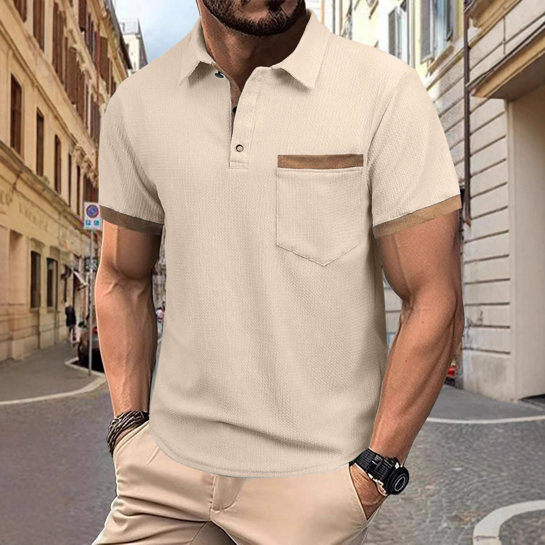 Herren Kurzarm Poloshirt Echoarchiv