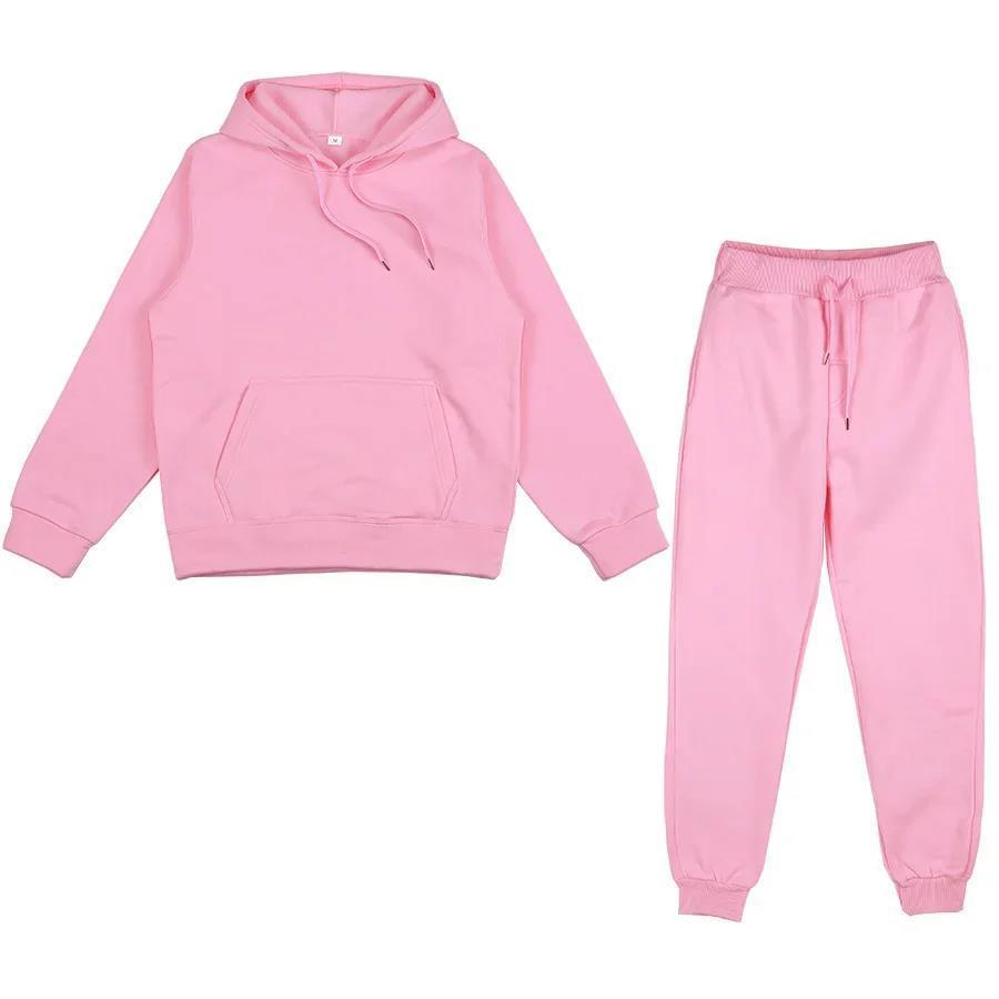 Unisex weiches Lounge-Set mit Oversize-Hoodie, taillenhoher Jogginghose und geripptem Knöchelabschluss Echo Archiv