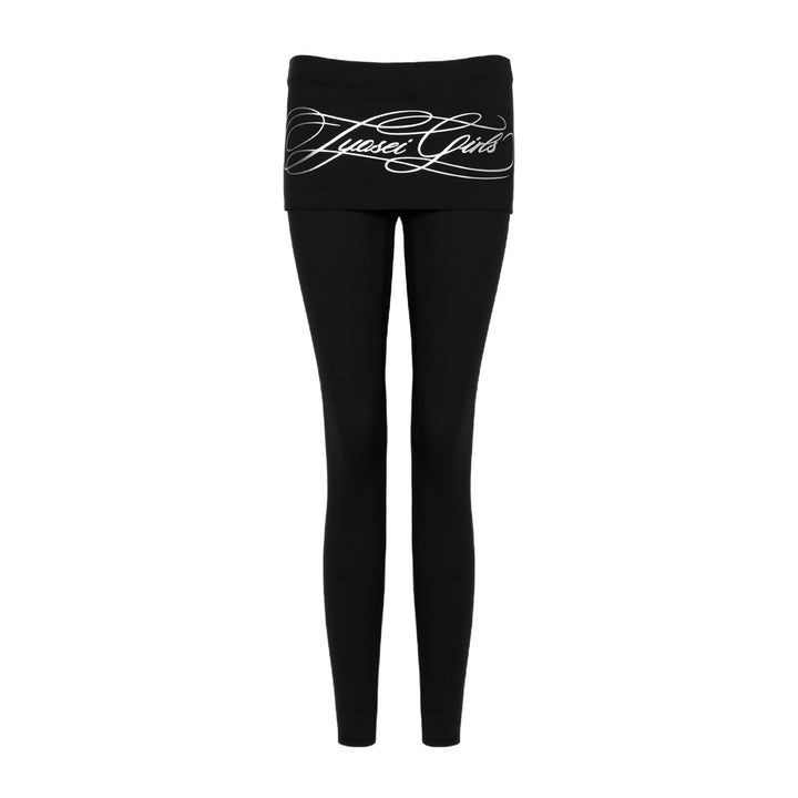 Damen Sportliche Leggings mit breitem Bund Echo Archiv