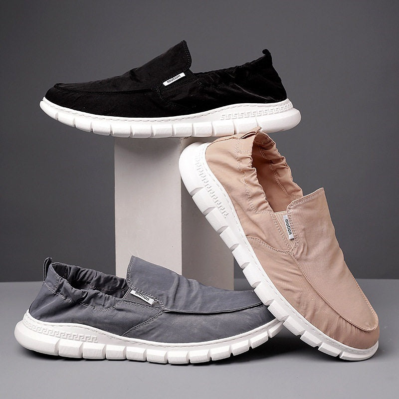 Herren Praktische Slip-On Sneakers Echoarchiv