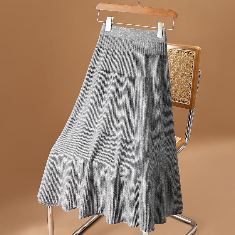 Damen Eleganter und schwingender Plisseerock Echo Archiv