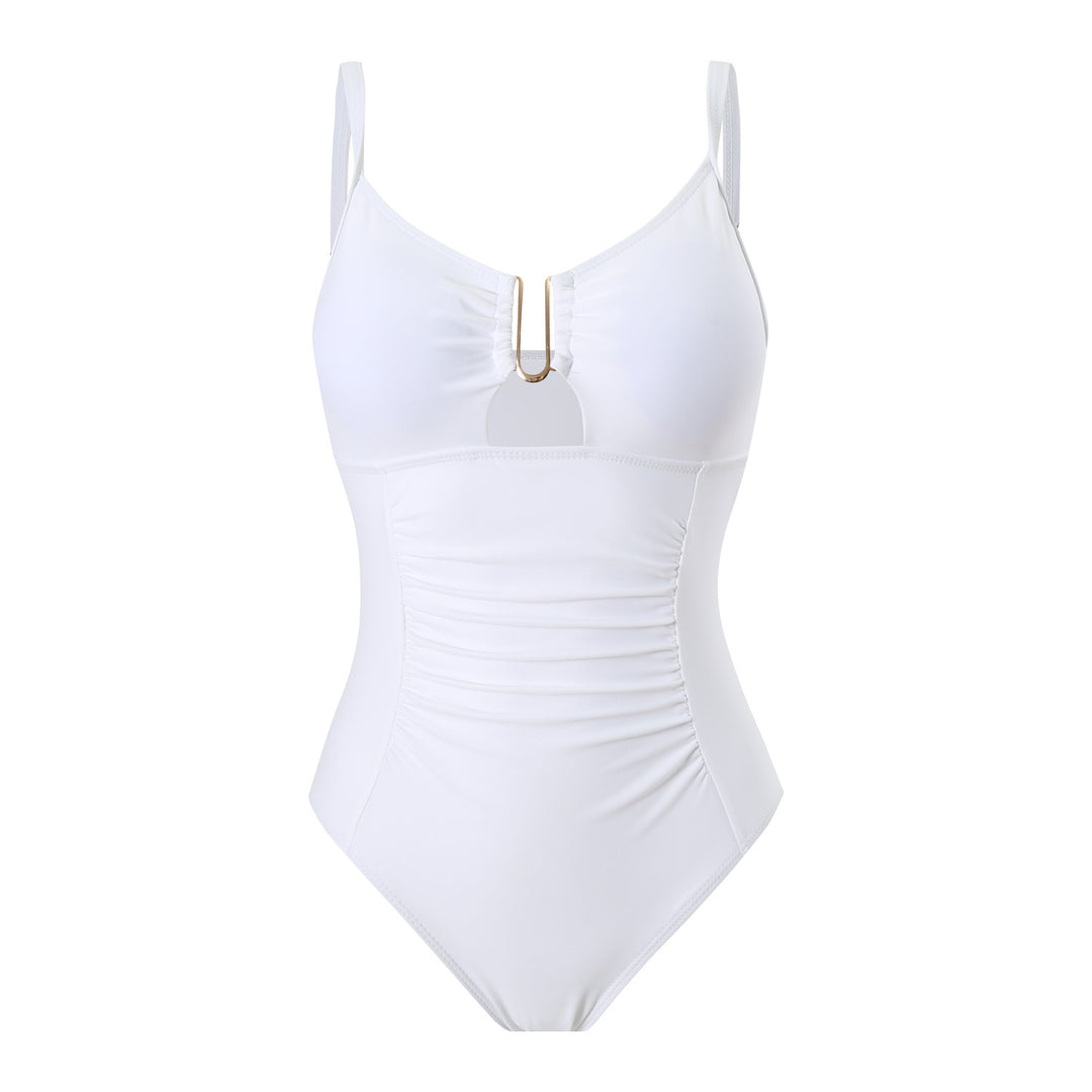 Damen Schwimmanzug mit Raffungen und elegantem Dekor Echo Archiv