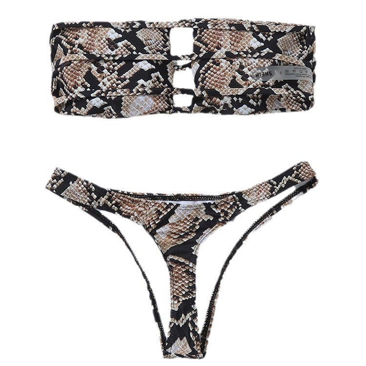 Damen Bandeau-Bikini mit innovativem Cut-Out Echo Archiv