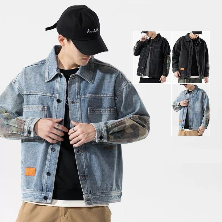 Herren Lässige Modern Denimjacke Echoarchiv