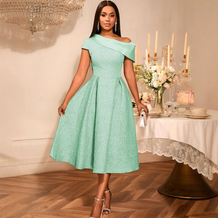 Damen elegantes A-Linien Kleid Echo Archiv