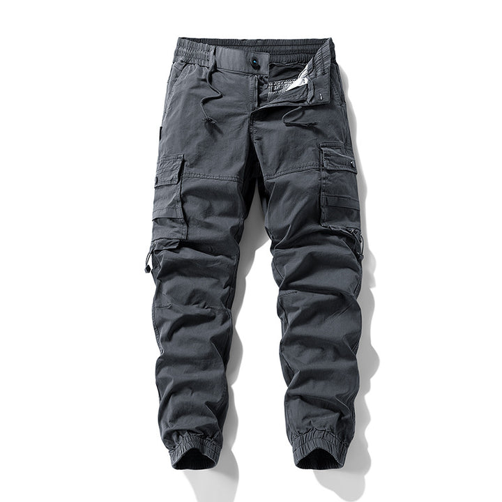 Herren Tactical-Utility Cargohose im Joggercut mit verstärkten Kniepartien, elastischem Komfortbund und Organizer-Taschen Echo Archiv
