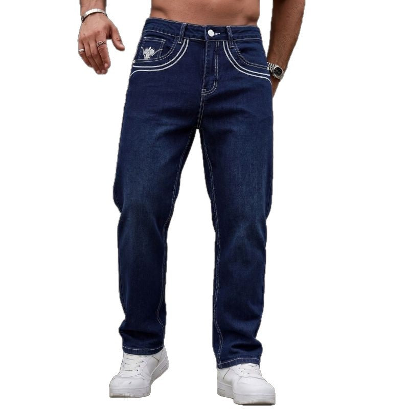 Herren Hochwertige Denim-Jeans Echoarchiv