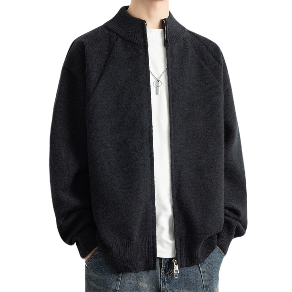 Herren Stilvolle Strickjacke mit Reißverschluss Echo Archiv