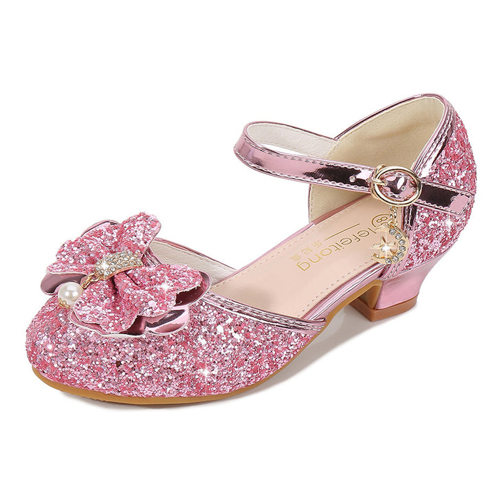 Mädchen Ballerina Schuhe mit funkelndem Blumenmotiv Echo Archiv