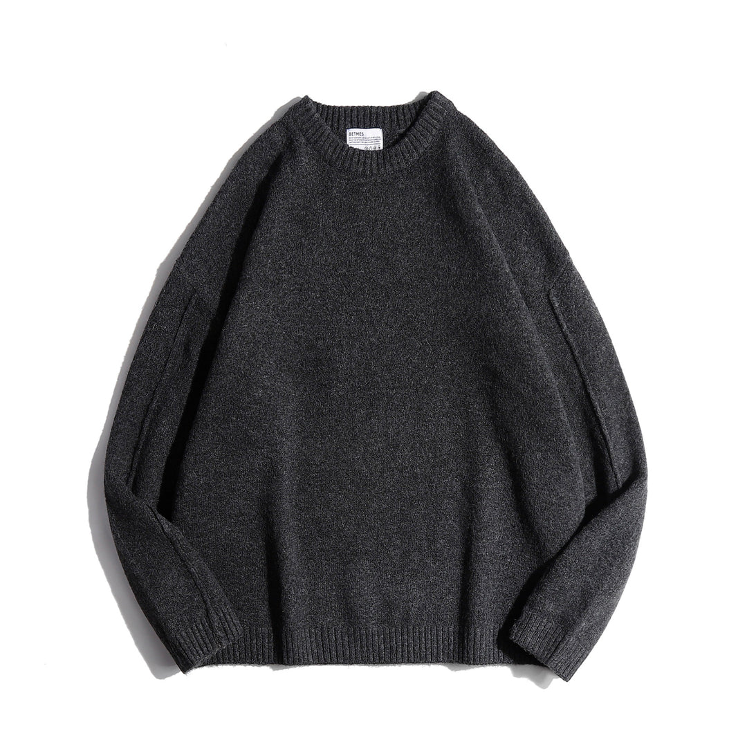 Damen Klassischer Rundhals-Pullover Echoarchiv