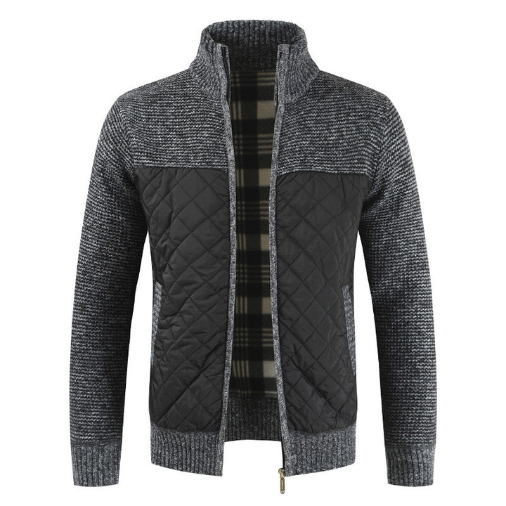 Herren modische Hybridjacke mit strukturiertem Obermaterial Echoarchiv