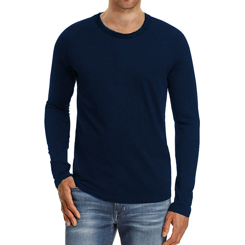 Herren langärmliges Basic T-Shirt Echoarchiv