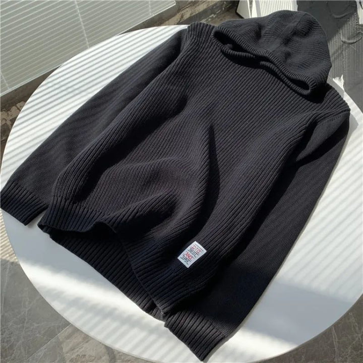 Damen Bequemer Hoodie aus Rippstrick Echo Archiv