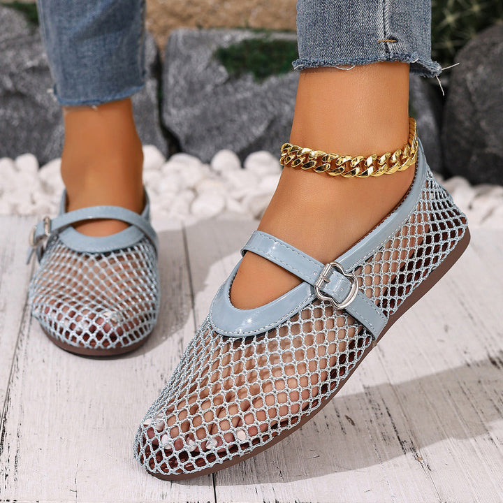 Damen Netzschuhe mit elegantem Riemen Echoarchiv
