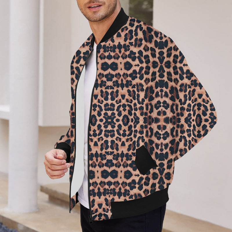 Herren modische Bomberjacke mit Wildleder-Look Echoarchiv