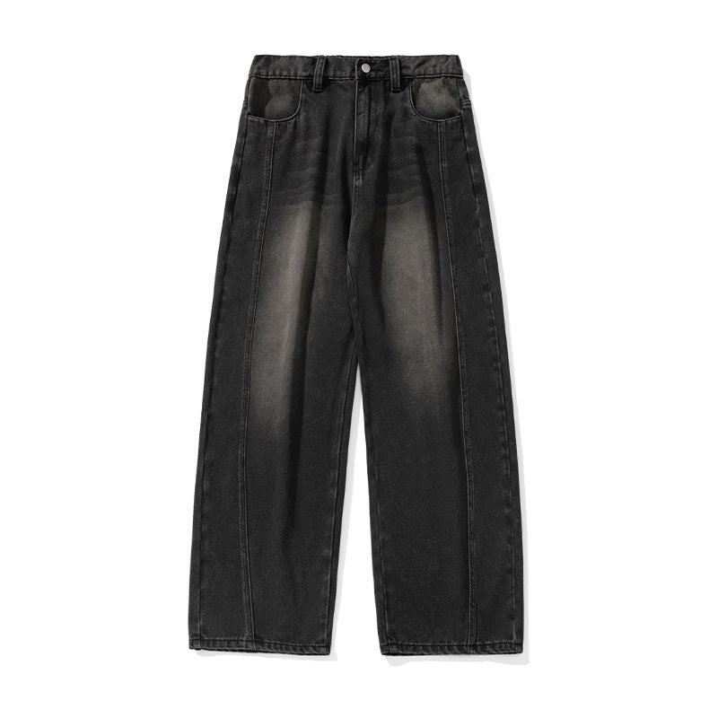 Damen Palazzo-Jeans mit hoher Taille, markanter Mittelnaht und weitem Bein Echo Archiv