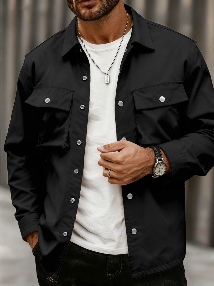 Herren lässige Utility-Jacke Echoarchiv