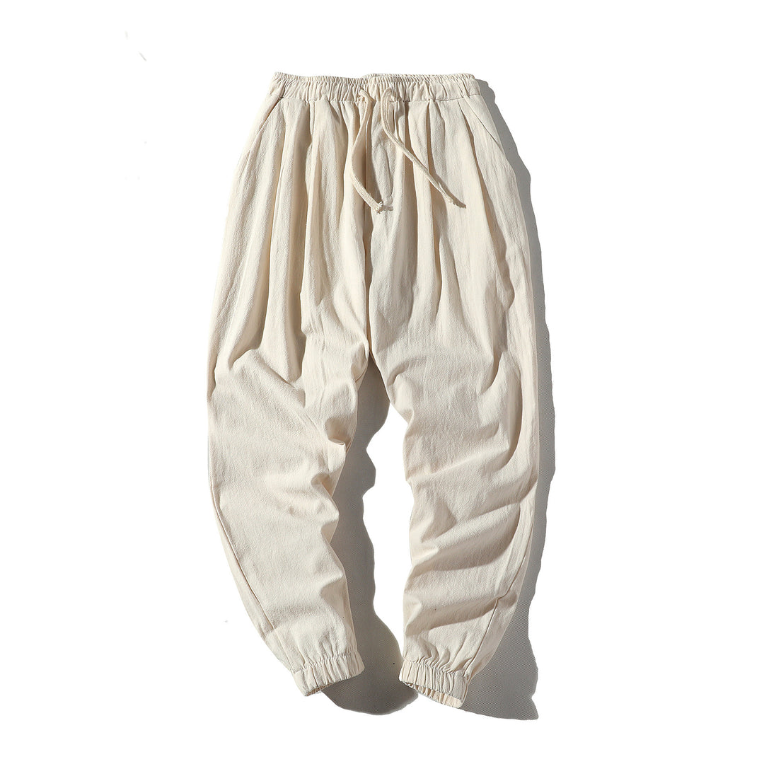 Herren nan lockere Jogginghose mit elastischem Bund, Kordelzug, Seitentaschen und elastischen Bündchen Echo Archiv