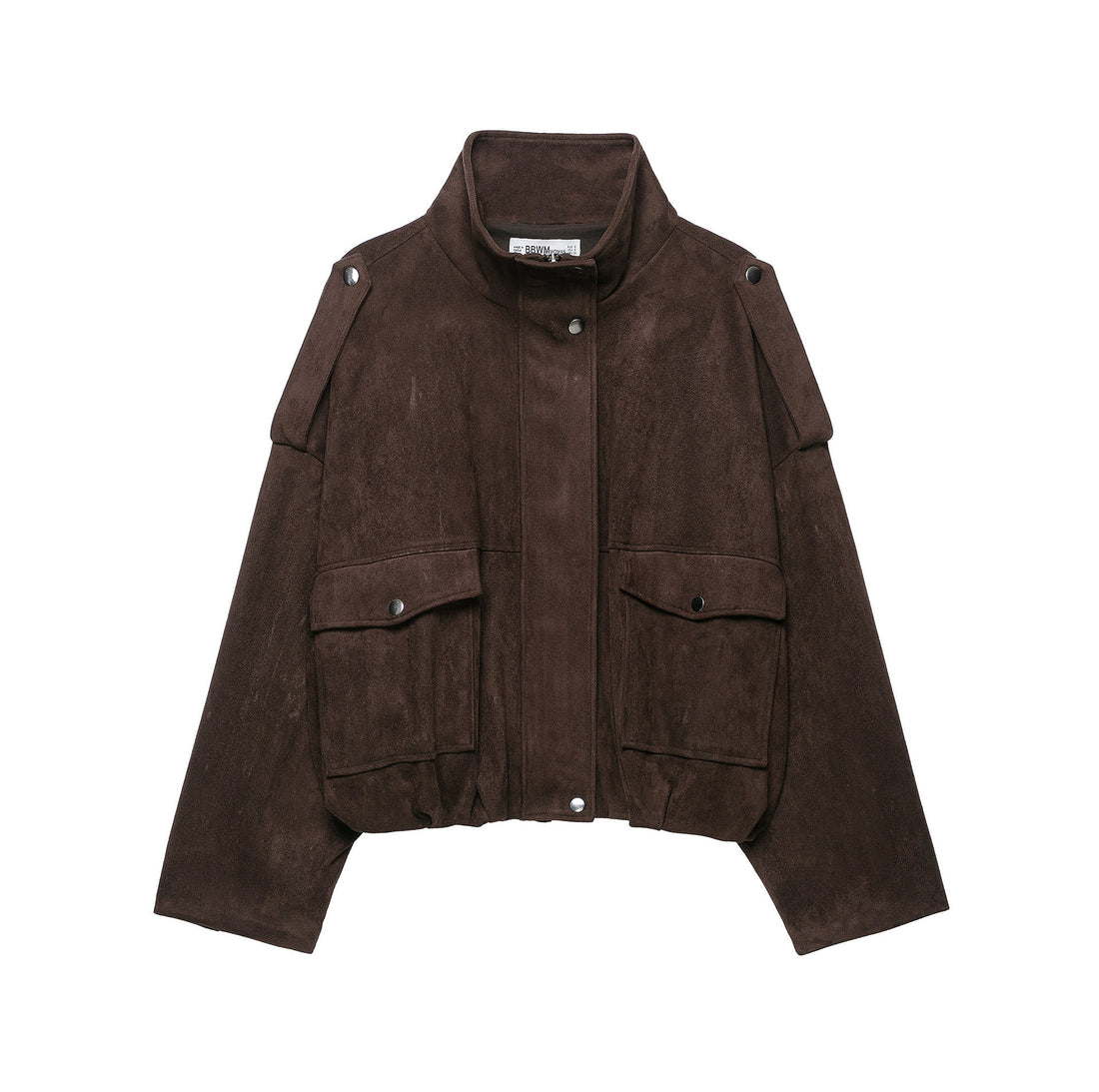 Damen Kurze Wildlederoptik-Fieldjacke Echoarchiv