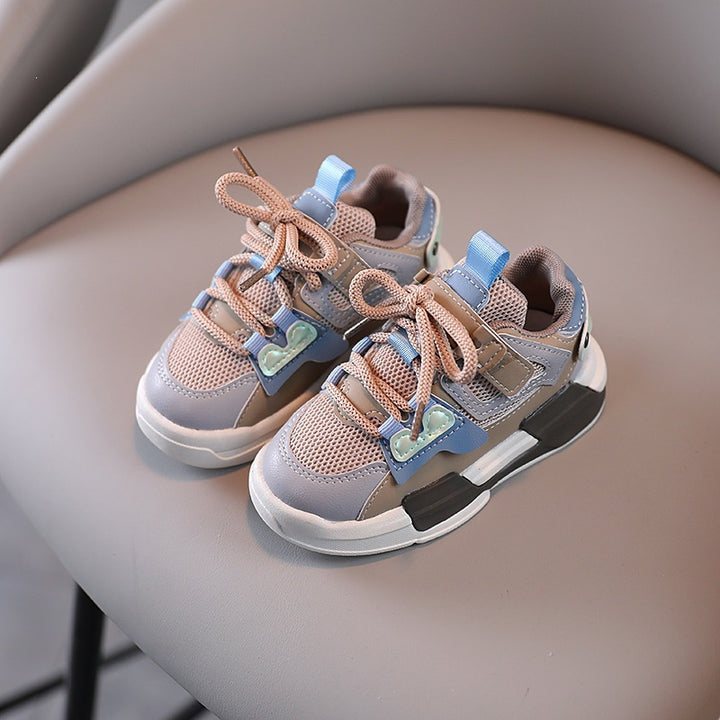 Damen Gepolsterte Freizeit‑Sneaker mit Mesh‑Einsätzen und dämpfender Plateausohle Echoarchiv