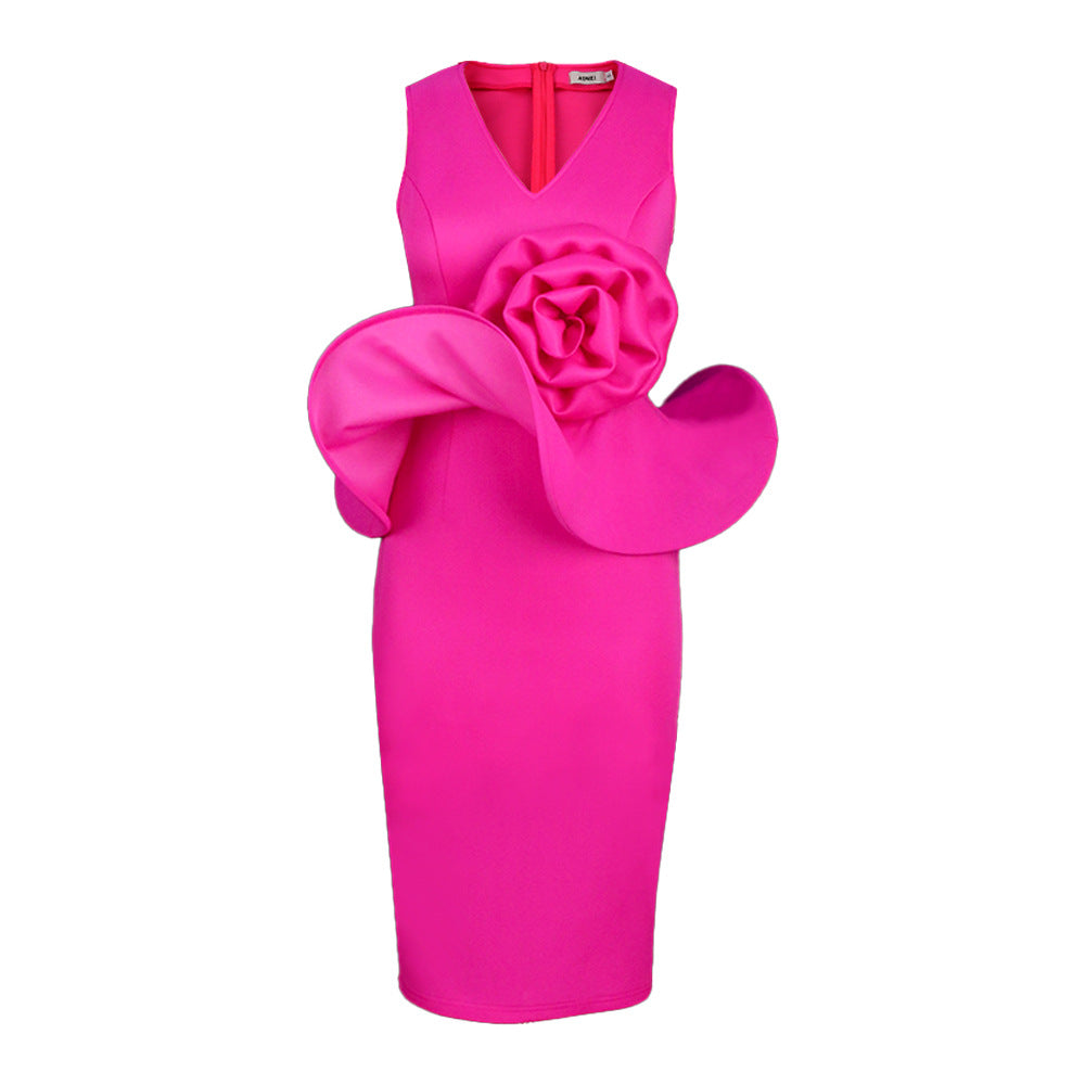 Damen Etuikleid mit einzigartiger Blumenapplikation Echo Archiv