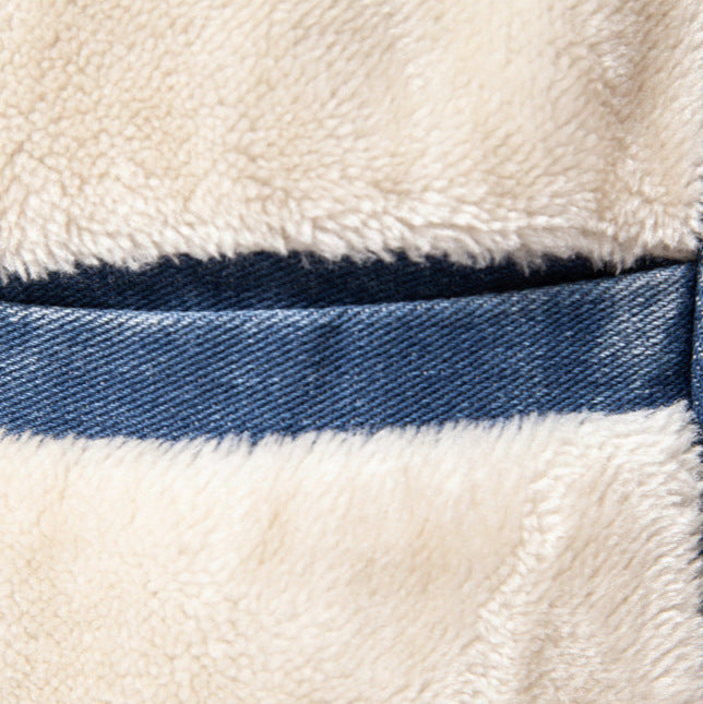 Herren Denimjacke mit warmem Fleecefutter und praktischen Taschen Echoarchiv