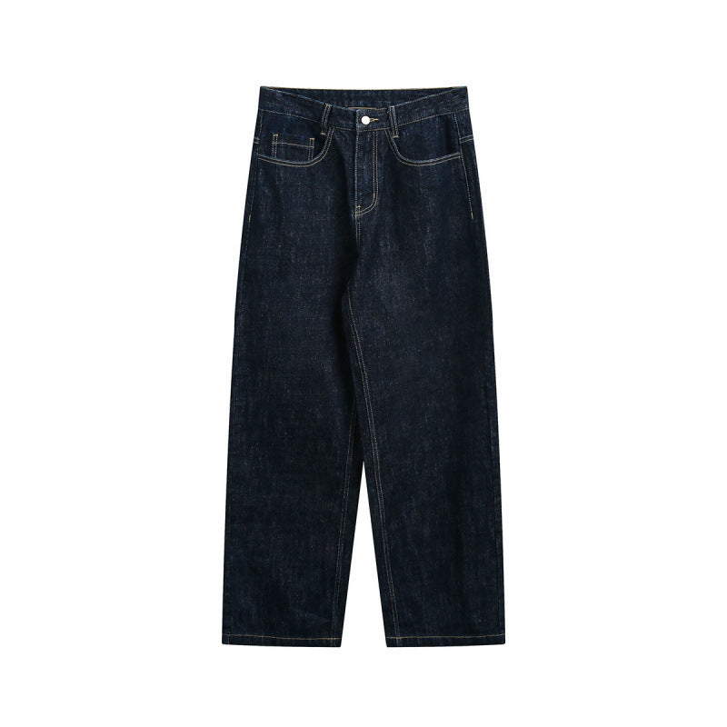 Damen High‑Waist Straight‑Leg Raw‑Denimjeans mit Relaxed‑Fit und Five‑Pocket‑Design Echo Archiv
