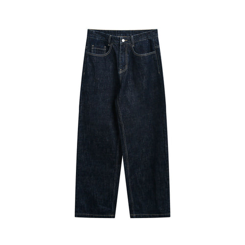 Damen High‑Waist Straight‑Leg Raw‑Denimjeans mit Relaxed‑Fit und Five‑Pocket‑Design Echo Archiv