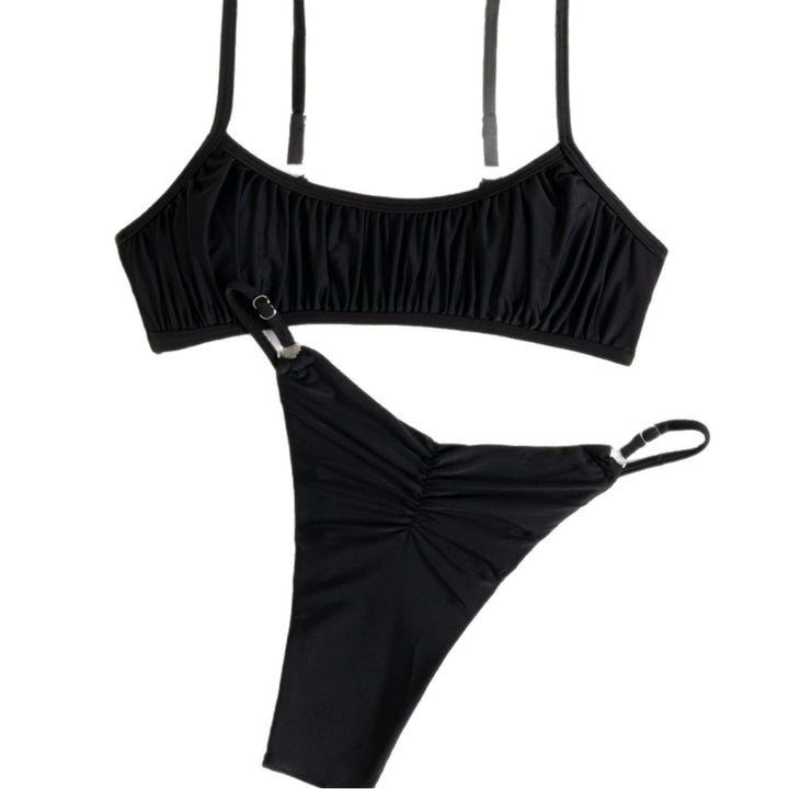 Damen Bikini-Set mit romantischen Rüschendetails und verstellbaren Trägern Echo Archiv