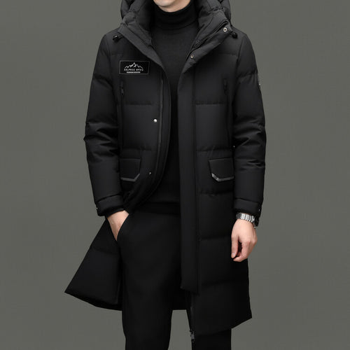 Herren lange, isolierte Winterjacke Echoarchiv