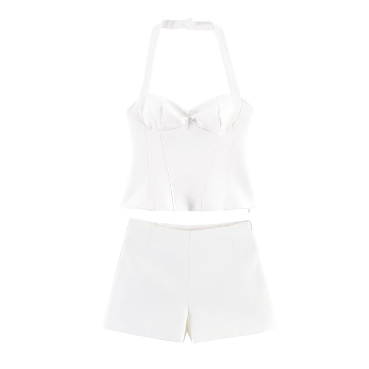 Damen Kombination aus kurzem Oberteil und Shorts Echo Archiv
